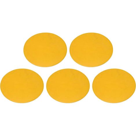Lot de 5 cônes plats de football, disques marqueurs, obstacles d'entraînement, tapis de marquage de tennis, accessoires d'entraînement (1/5)