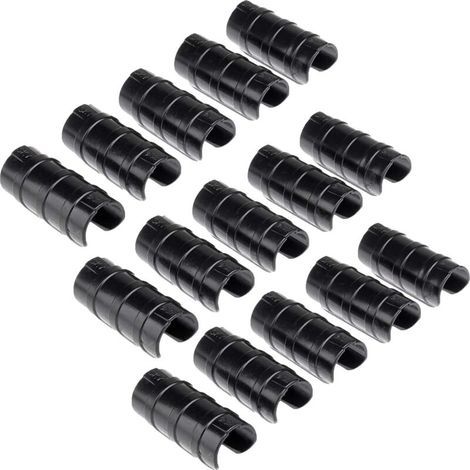 15 pezzi di clip per tubi da 32 mm/1,26" per strutture da giardino, telai per serre, tubi e pellicole per serre, strutture per banner e tettoie (1/4)
