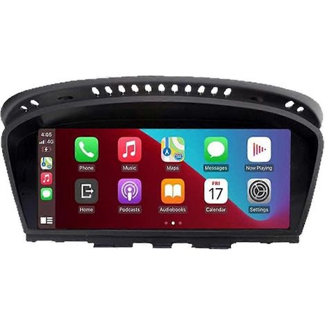 Système multimédia embarqué sans fil 8,8 pouces compatible avec Android Auto et CarPlay pour BMW Série 3 et 5 (E60, E61, E90, E92) avec navigation intégrée. (1/5)