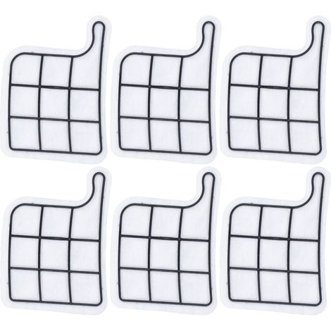 Lot de 6 filtres de rechange pour aspirateur VK135 et VK136, conçus pour prévenir la poussière.-AquaForge (1/5)