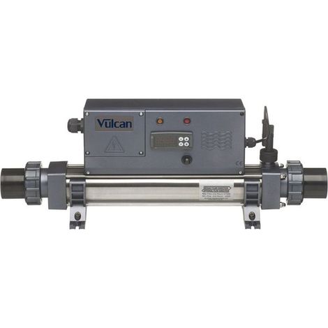 Réchauffeur Vulcan DIGITAL Titane 9kW Tri piscine hors-sol et enterrée