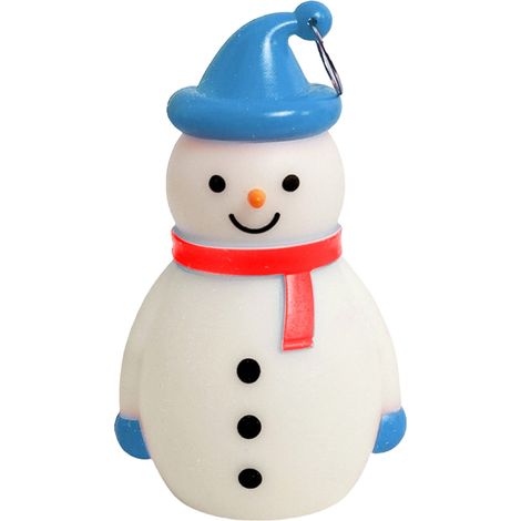 Snowman - LED Night Light - Indoor Christmas Decoration - Desk Bookshelf Ornament - 1 Piece