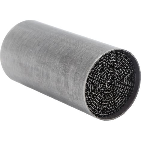 Pot catalytique moto inox 48x100mm silencieux échappement universel collecteur avant milieu pour motocycle (1/5)