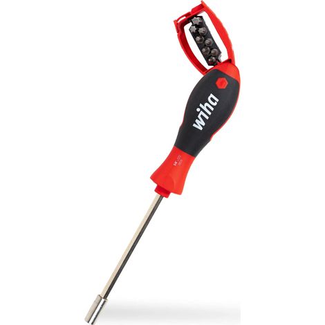 Wiha Tournevis porte-embout avec magasin d'embouts TORX® avec 8 embouts, 1/4" (32902) (1/5)