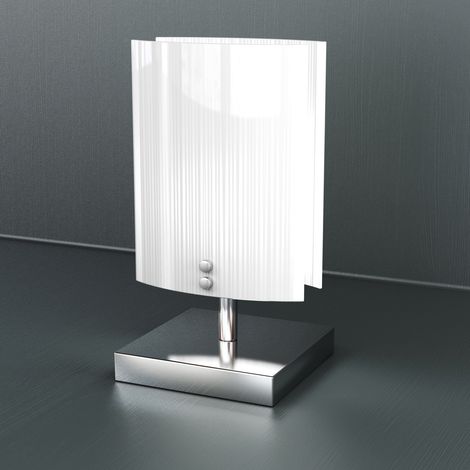 Abatjour Contemporaneo Mad Metallo E Vetro Bianco 1 Luce E27 (1/2)