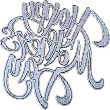 Stanzformen aus Metall zum Muttertag, Schablonen für Scrapbooking, DIY-Alben, Stempel, Papierkarten für handgemachte Grußkarten, Prägedekorationen und Bastelprojekte