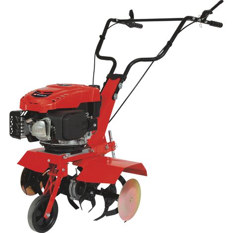 Einhell Benzin-Bodenhacke GC-MT 2560 LD (2.5 kW, bis 230 mm Arbeitstiefe, 1-Zylinder 4-Takt-Motor, robuste Hackmesser, höhenverstellbarer Bremssporn, schwenkbares Führungsrad) (1/5)