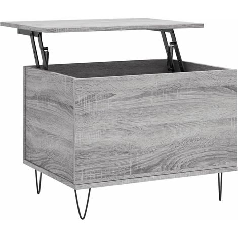 Maison Exclusive - Couchtisch Grau Sonoma 60x44,5x45 cm Holzwerks