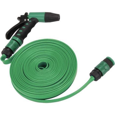 Pompa per irrigazione prato tubo 20 mt da giardino lavaggio auto con pistola innesto rapido