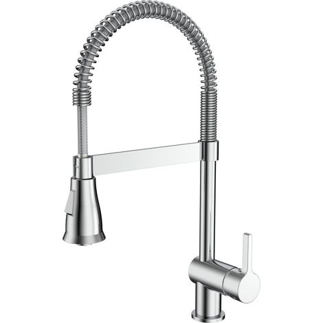 Primaster Küchenarmatur Jena verchromt mit Handbrause und Wassersparfunktion Küchenarmatur (1/3)