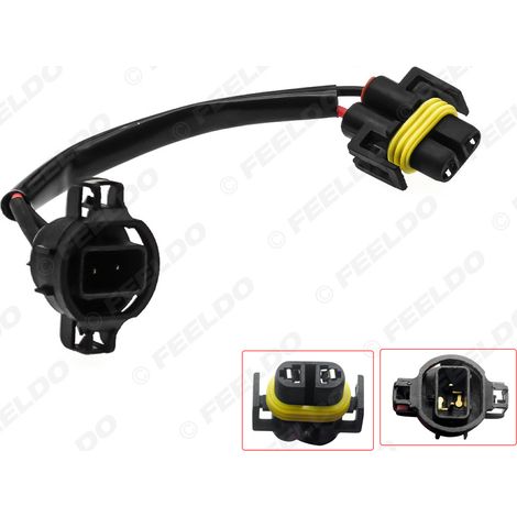 Adapter cable for automotive headlights H11-21 to 5202-11, adapter cable for HID/LED headlights, power cord. (1/5)