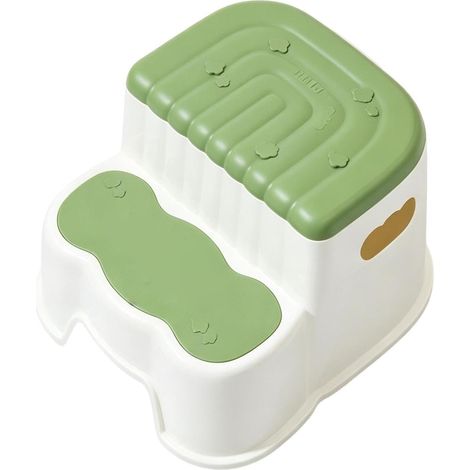 Marchepied enfant pour les tout-petits, Tabouret stable pour s'asseoir avec base stable - Tabouret d'entraînement en pot pour les petits , pour les parents débutants l'utilisent pour le lavage (1/5)
