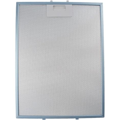 Filtro Aluminio Teka DBE 90 INOX  Medidas 370 x 281 mm  Recambio Original 81460072  Filtro Antigrasa Metálico con Pestaña