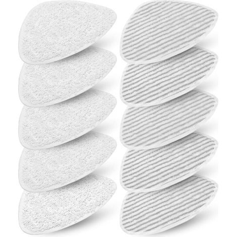 10 housses pour balai vapeur Vileda Steam et Vileda Steam Plus, lingettes de rechange pour nettoyeur vapeur Vileda, accessoires en microfibre pour nettoyeur vapeur (1/4)