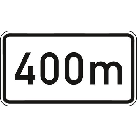 ZZ.1004. 231x420 mm Texto: 400 m Etiqueta de calidad RAL RA2 RA2