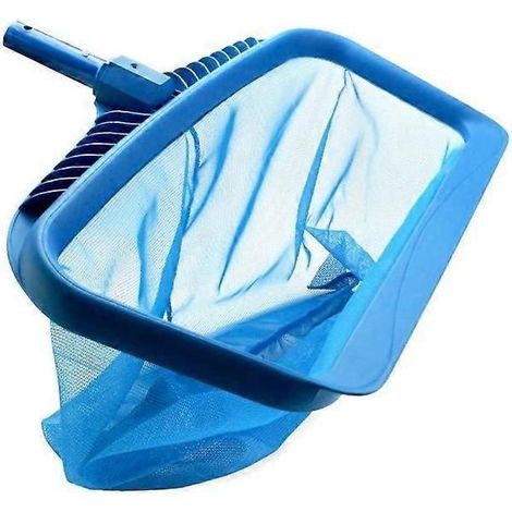 Épuisette piscine fond 42x50 cm – Maille nylon – Nettoyage bassin – Manche ergonomique (1/5)