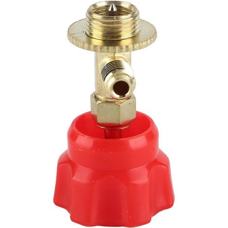Ouvre-bouteille de réfrigérant, vanne de distribution en laiton 1/4 SAE pour climatisation R134/R22R134
