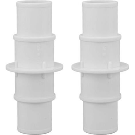 Schlauchverbinder, Schlauchadapter für Poolroboter, verstellbare Schlauchschellen, 2 Stück