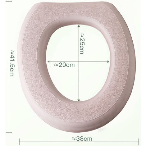 Selbstklebendes WC-Sitzkissen, weich und universell einsetzbar, mit selbstklebendem Design für das Badezimmer