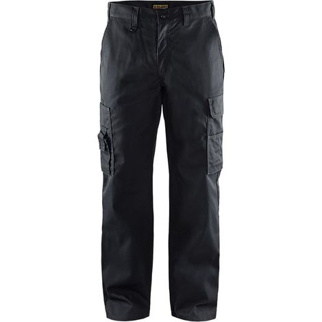 Pantalon de travail multipoches Blaklader cargo polycoton Noir 56 (1/4)