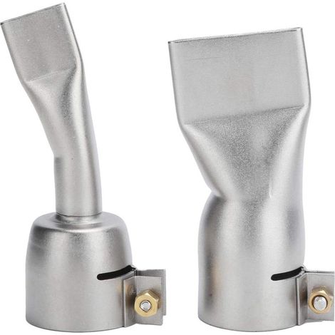 Ugello di saldatura piatto, 2 pezzi in acciaio inox per utensile e macchina di saldatura ad aria calda (1/5)