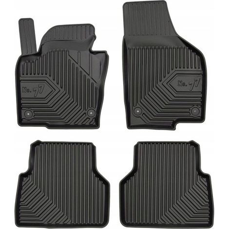 Alfombrillas para VW Tiguan 1 2007-2016, alfombrillas para puertas, alfombrillas de goma para puertas, bandejas 77