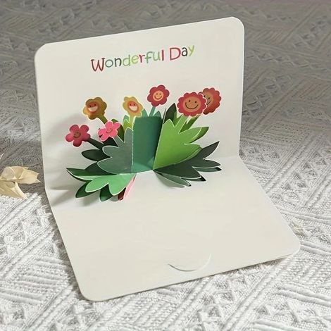 Carte d'anniversaire 3D avec enveloppes - Cadeau parfait pour la famille, les amis et les êtres chers - Idéal pour les fêtes d'anniversaire (1/4)