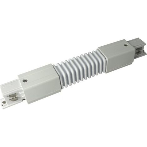 Connettore Giunto Lineare Lungo Forma I Colore Bianco Per Barra Sistema Binario Trifase CB40103 (1/3)