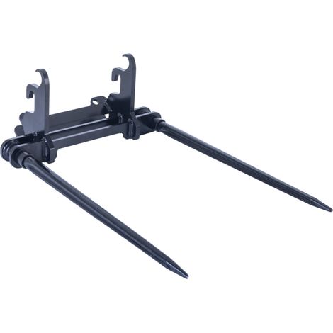 Scheppach Fourche à balles compatible chargeur compact MKL730 - charge max 200 kg - 800 x 500 mm
