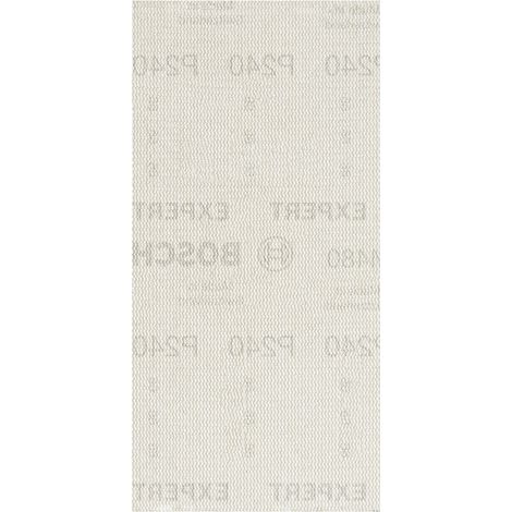 GRILLE ABRASIVE POUR PONCEUSE ORBITALE BOSCH ACCESSORIES EXPERT M480 2608900749 NON PERFORÉ GRAIN NUM 240 (L X L) 186 MM X 93 MM
