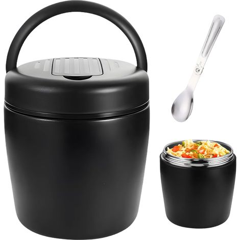 Boîte Alimentaire Isotherme 1,5 L Thermos Alimentaire Chaud, Boite Isotherme Repas Chaud Boîtes Alimentaires Isothermes Lunch Box Isotherme Avec Cuillère, Récipient Isotherme Pour Ecole Bureau Camping (1/5)