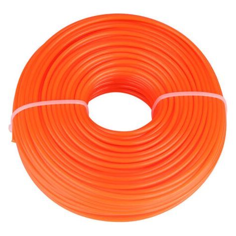 Grass Trimmer Line 3mm Nylon Cord Round Line Petrol String Trimmer 50m (1/5)