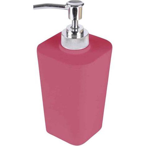 Distributeur de Savon Soft Touch "Vitamine" 18cm Framboise (1/3)