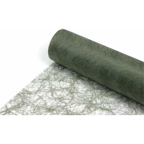 Chemin de Table intissé 6605 Vert Mousse 5 m