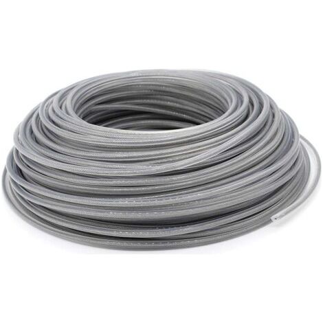 Sollbry Fil Coupe Bordure Universel, Ligne de Trimmer Strimmer en Acier 3.0 mm, Fil d'acier Débroussailleuse Robuste pour Bosse Tête Tondeuse À Gazon de Jardinage (1/5)