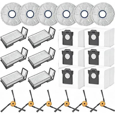 Zubehör für Dreame X60 Ultra / X60 Master / X60 Max Ultra: Komplettset: Seitenbürste, Reinigungstuch, Staubbeutel, Filter (1/5)