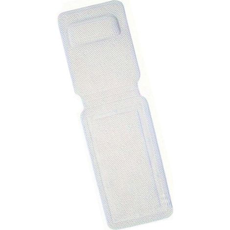 Tapis de bain ventilé avec oreiller intégré, base antidérapante à ventouses, coussin de douche en mousse PVC, soutien dorsal, accessoire de bain multicolore (1/4)