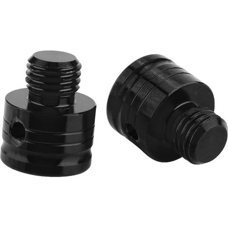 Rétroviseur universel moto M10x1.25, adaptateur de boulons filetés noirs, vis de fixation rétroviseur. (1/5)
