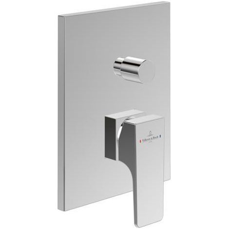 villeroy boch Villeroy & Boch Architectura Square Miscelatore monocomando a incasso, 150x54x190mm, TVS125003000, cromo, TVS12500300061
