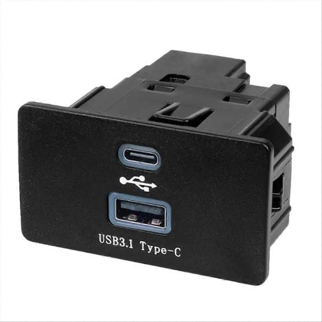 Module hub d'interface USB pour voiture, double port de synchronisation pour Ford Edge F-150 F-250 F-350 F-450 HC3Z-19A387-B HC (1/5)