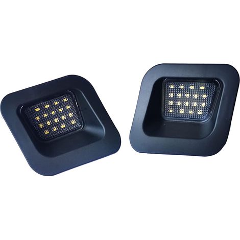 Lampe De Plaque D Immatriculation - Led Smd - 12 V - T10 W16W - Pour Vehicules Routiers - Lot De 2 (1/5)