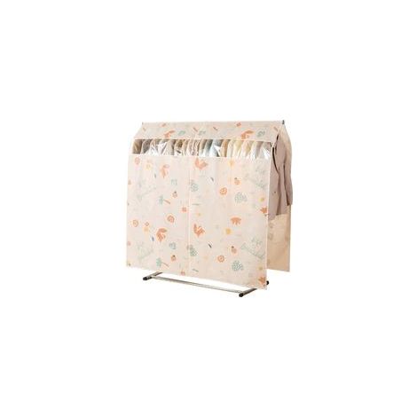 Housse de vêtements suspendus 100 x 150 cm, étanche et anti poussière, protection parfaite pour penderie et tringle.