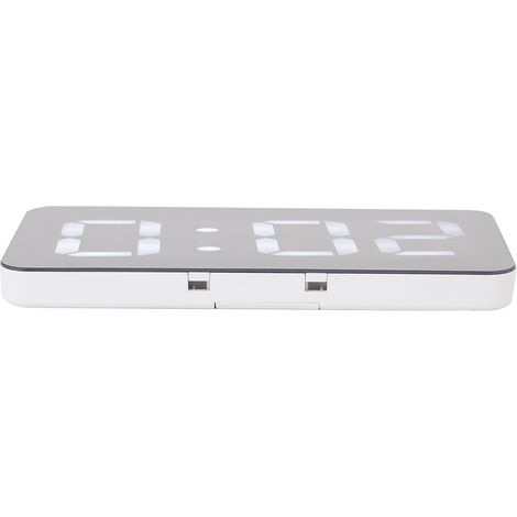 Horloge LED multifonction avec miroir cosmétique, réveil électronique à détection lumineuse automatique pour bureau, écran numérique (sans piles) TS-8201-W (1/5)