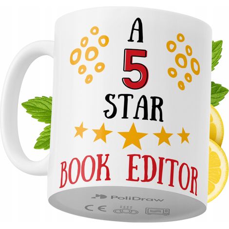 Lustige Kaffeetasse mit witzigem Textdesign für Buchlektoren – ideal für Geburtstage, Namenstage und Feiertage. Hochwertige Tasse für besondere Anlässe im Büro oder Homeoffice. Farbe: Weiß, 330 ml.