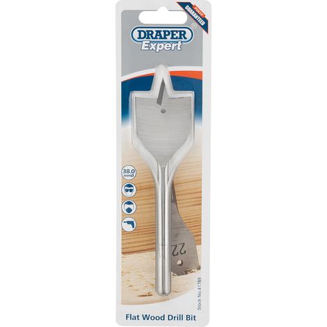 Draper Expert 38.0mm Flat Wood Bit (41789) (1/5)