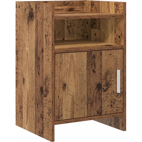 Bedside Tables Old Wood 40 x 36 x 60 cm Engineered Wood vidaXL (1/5)