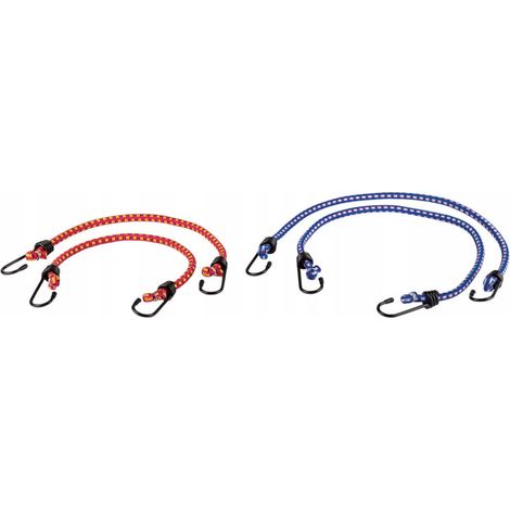 Set di cinghie elastiche per bagagli PARKSIDE con ganci di fissaggio, 4 pezzi.