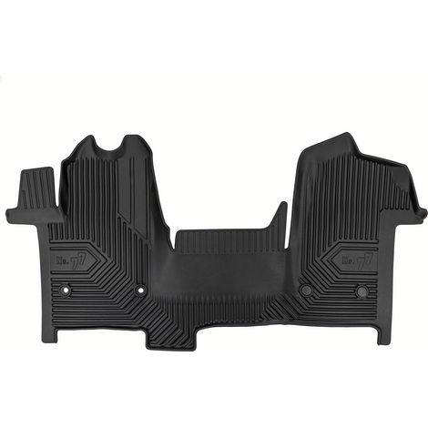 Tapis de Sol de Voiture pour Renault Master III 2019-2024 FL TPE Durable Noir 1x