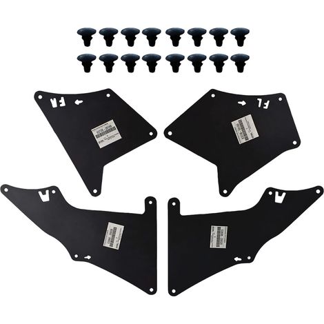 Ensemble de revêtements de protection avant faciles à installer - Garde-boue solides pour roue avant 53735-35150 - Installation simple pour housse de protection de roue de voiture (1/5)
