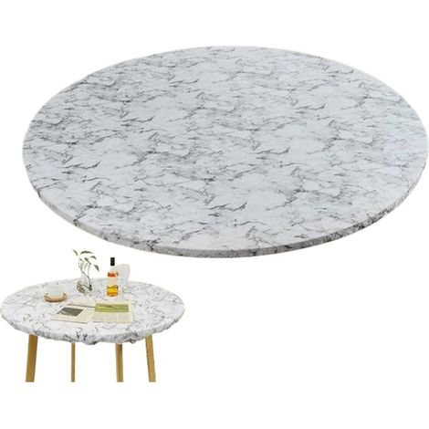 Runde Tischdecke mit elastischem Rand - Tischschutz für Terrassen - (1/5)